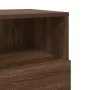 Mesillas de noche 2 uds con 2 cajones roble marrón 36x36x68 cm by , Nightstands - Ref: Foro24-858591, Price: 101,98 €, Discou...