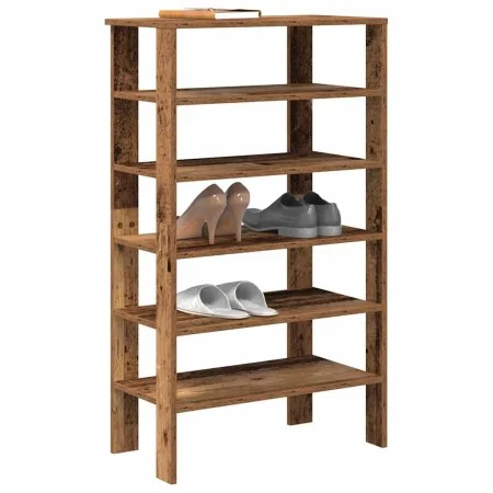 Mueble zapatero madera contrachapada madera vieja 61x32x105 cm by , Shoe racks and shoe organizers - Ref: Foro24-859867, Pric...