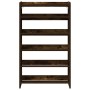 Zapatero madera contrachapada roble ahumado 60x25x100 cm de , Zapateros y organizadores de calzado - Ref: Foro24-859873, Prec...