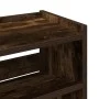 Zapatero madera contrachapada roble ahumado 60x25x100 cm von , Schuhregale und Schuhorganisatoren - Ref: Foro24-859873, Preis...