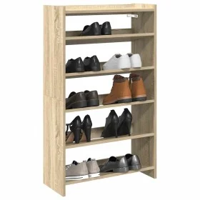 Mueble zapatero madera contrachapada roble sonoma 60x25x100 cm by , Shoe racks and shoe organizers - Ref: Foro24-859871, Pric...