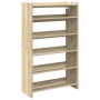 Mueble zapatero madera contrachapada roble sonoma 60x25x100 cm by , Shoe racks and shoe organizers - Ref: Foro24-859871, Pric...