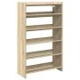 Mueble zapatero madera contrachapada roble sonoma 60x25x100 cm de , Zapateros y organizadores de calzado - Ref: Foro24-859871...