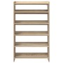 Mueble zapatero madera contrachapada roble sonoma 60x25x100 cm by , Shoe racks and shoe organizers - Ref: Foro24-859871, Pric...