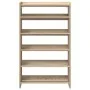 Mueble zapatero madera contrachapada roble sonoma 60x25x100 cm de , Zapateros y organizadores de calzado - Ref: Foro24-859871...