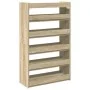 Mueble zapatero madera contrachapada roble sonoma 60x25x100 cm de , Zapateros y organizadores de calzado - Ref: Foro24-859871...