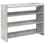 Mueble zapatero madera contrachapada gris hormigón 80x25x62 cm by , Shoe racks and shoe organizers - Ref: Foro24-859917, Pric...