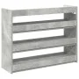 Mueble zapatero madera contrachapada gris hormigón 80x25x62 cm by , Shoe racks and shoe organizers - Ref: Foro24-859917, Pric...