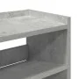 Mueble zapatero madera contrachapada gris hormigón 80x25x62 cm by , Shoe racks and shoe organizers - Ref: Foro24-859917, Pric...