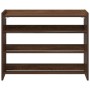 Mueble zapatero madera contrachapada marrón roble 80x25x62 cm von , Schuhregale und Schuhorganisatoren - Ref: Foro24-859920, ...