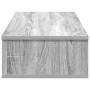 Estante de pared con cajones madera contrachapada roble ahumado von , Regale und Regale - Ref: Foro24-859955, Preis: 52,26 €,...