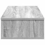 Estante de pared con cajones madera contrachapada roble ahumado de , Estantes y estanterías - Ref: Foro24-859955, Precio: 50,...