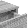 Estante de pared con cajones madera contrachapada roble ahumado de , Estantes y estanterías - Ref: Foro24-859955, Precio: 50,...