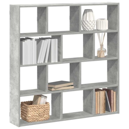 Estante cubo de pared 12 compartimentos madera gris hormigón by , Shelves and shelves - Ref: Foro24-860007, Price: 62,79 €, D...