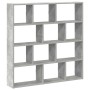 Estante cubo de pared 12 compartimentos madera gris hormigón by , Shelves and shelves - Ref: Foro24-860007, Price: 62,79 €, D...