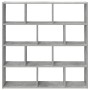 Estante cubo de pared 12 compartimentos madera gris hormigón by , Shelves and shelves - Ref: Foro24-860007, Price: 62,79 €, D...