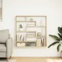 Estante cubo de pared 7 compartimentos madera roble Sonoma by , Shelves and shelves - Ref: Foro24-860024, Price: 66,11 €, Dis...