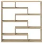Estante cubo de pared 7 compartimentos madera roble Sonoma by , Shelves and shelves - Ref: Foro24-860024, Price: 66,11 €, Dis...