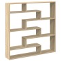 Estante cubo de pared 7 compartimentos madera roble Sonoma by , Shelves and shelves - Ref: Foro24-860024, Price: 67,34 €, Dis...