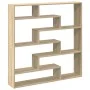 Estante cubo de pared 7 compartimentos madera roble Sonoma by , Shelves and shelves - Ref: Foro24-860024, Price: 66,11 €, Dis...