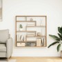 Estante cubo de pared 7 compartimentos madera roble artisan by , Shelves and shelves - Ref: Foro24-860030, Price: 75,00 €, Di...