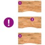 Tablero escritorio rectangular madera maciza roble marrón claro by , Table tops - Ref: Foro24-4009023, Price: 97,95 €, Discou...