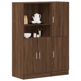 Set de muebles de cocina 2 pzas madera ingeniería roble marrón de , Estantes y estanterías - Ref: Foro24-3324148, Precio: 182...