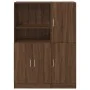 Set de muebles de cocina 2 pzas madera ingeniería roble marrón by , Shelves and shelves - Ref: Foro24-3324148, Price: 179,09 ...