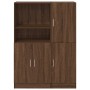 Set de muebles de cocina 2 pzas madera ingeniería roble marrón by , Shelves and shelves - Ref: Foro24-3324148, Price: 182,18 ...