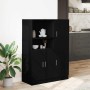 Mueble de cocina 2 piezas madera contrachapada negro by , Shelves and shelves - Ref: Foro24-3324143, Price: 192,23 €, Discoun...