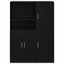 Mueble de cocina 2 piezas madera contrachapada negro by , Shelves and shelves - Ref: Foro24-3324143, Price: 192,23 €, Discoun...