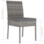 Sillas de comedor de jardín 4 unidades ratán sintético gris by vidaXL, Garden chairs - Ref: Foro24-315109, Price: 157,58 €, D...
