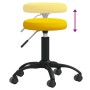 Taburete de masajes terciopelo amarillo mostaza de , Sillones de masaje - Ref: Foro24-3085745, Precio: 45,64 €, Descuento: %