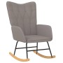 Silla mecedora de tela gris taupe von , Schaukelstühle - Ref: Foro24-327620, Preis: 120,24 €, Rabatt: %