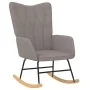 Silla mecedora de tela gris taupe de , Mecedoras - Ref: Foro24-327620, Precio: 118,30 €, Descuento: %
