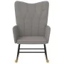 Silla mecedora de tela gris taupe de , Mecedoras - Ref: Foro24-327620, Precio: 118,30 €, Descuento: %