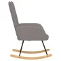 Silla mecedora de tela gris taupe de , Mecedoras - Ref: Foro24-327620, Precio: 118,30 €, Descuento: %