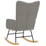 Silla mecedora de tela gris taupe von , Schaukelstühle - Ref: Foro24-327620, Preis: 120,24 €, Rabatt: %