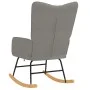 Silla mecedora de tela gris taupe de , Mecedoras - Ref: Foro24-327620, Precio: 118,30 €, Descuento: %