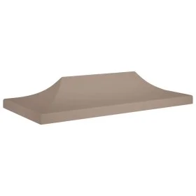 Zelt Dach für Feiern in Grau-Taupe 6x3 m 270 g/m² von vidaXL, Abdeckungen für Zelte und Pavillons - Ref: Foro24-315330, Preis...