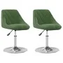 Sillas de comedor giratorias 2 unidades terciopelo verde oscuro by , dining chairs - Ref: Foro24-335286, Price: 116,92 €, Dis...