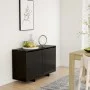 Aparador de madera contrachapada negro 120x41x75 cm by , Sideboards - Ref: Foro24-809603, Price: 141,87 €, Discount: %