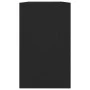 Aparador de madera contrachapada negro 120x41x75 cm by , Sideboards - Ref: Foro24-809603, Price: 141,87 €, Discount: %