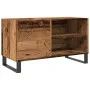 Mueble para discos madera ingeniería envejecida 84,5x38x48 cm by , CD and DVD storage - Ref: Foro24-857244, Price: 77,48 €, D...