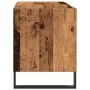 Mueble para discos madera ingeniería envejecida 84,5x38x48 cm by , CD and DVD storage - Ref: Foro24-857244, Price: 77,48 €, D...