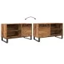 Mueble para discos madera ingeniería envejecida 84,5x38x48 cm by , CD and DVD storage - Ref: Foro24-857244, Price: 77,48 €, D...