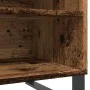 Mueble para discos madera ingeniería envejecida 84,5x38x48 cm by , CD and DVD storage - Ref: Foro24-857244, Price: 77,48 €, D...