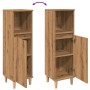 Armario de baño madera de ingeniería roble artisan 30x30x100 cm von , Badezimmermöbel - Ref: Foro24-857109, Preis: 61,35 €, R...