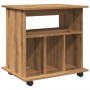 Armario con ruedas madera ingeniería roble artisan 60x45x60 cm von , Schließfächer und Lagerschränke - Ref: Foro24-856663, Pr...