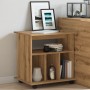 Armario con ruedas madera ingeniería roble artisan 60x45x60 cm von , Schließfächer und Lagerschränke - Ref: Foro24-856663, Pr...